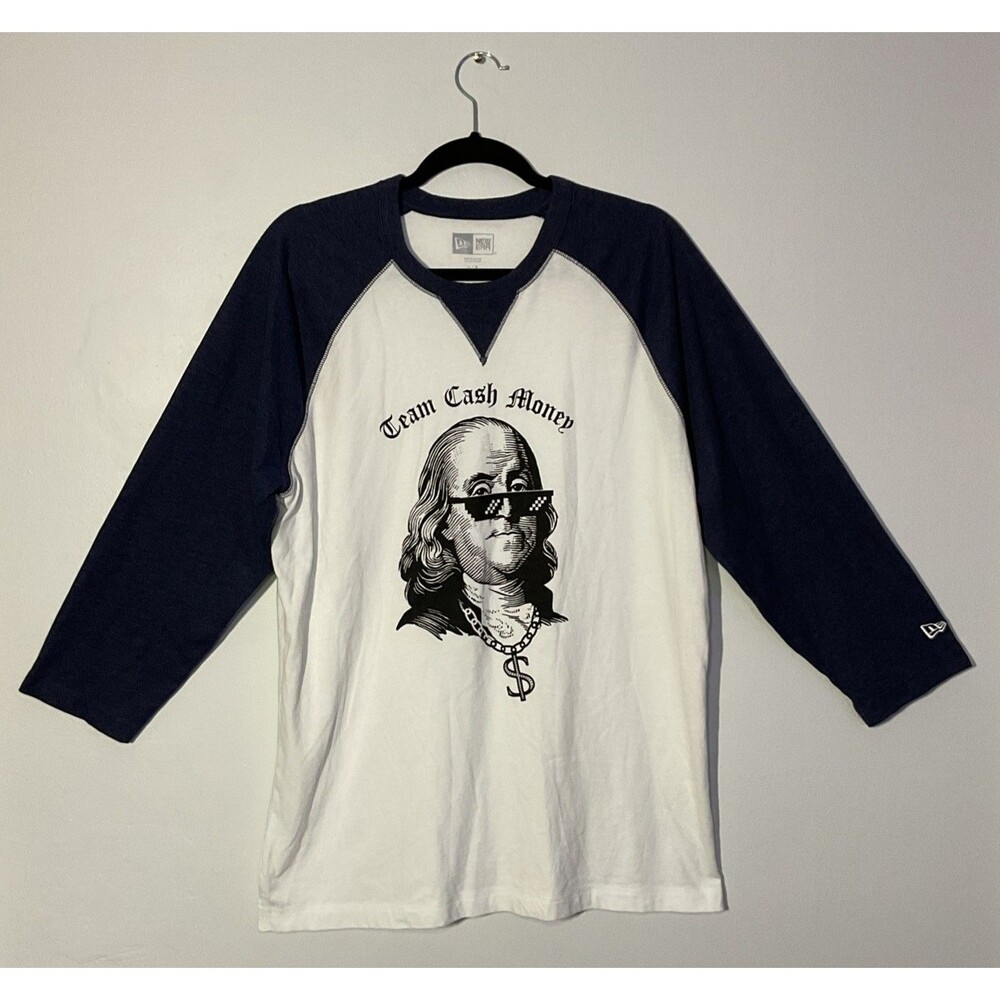 New Era T-Shirt Print “Team Cash Money” Size L